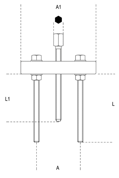 Beta Tools Model 1533  2-Pullers for Separators 1534