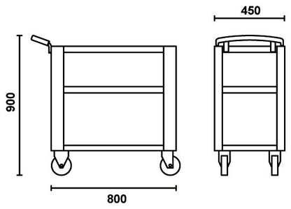 Beta Tools Model C51  O-Easy Trolley Orange