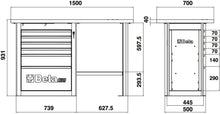 Beta Tools Model C59  C-G-Endurance Workbench 6 Drawers