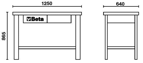 Beta Tools Model C58  Mg-Workbench Grey