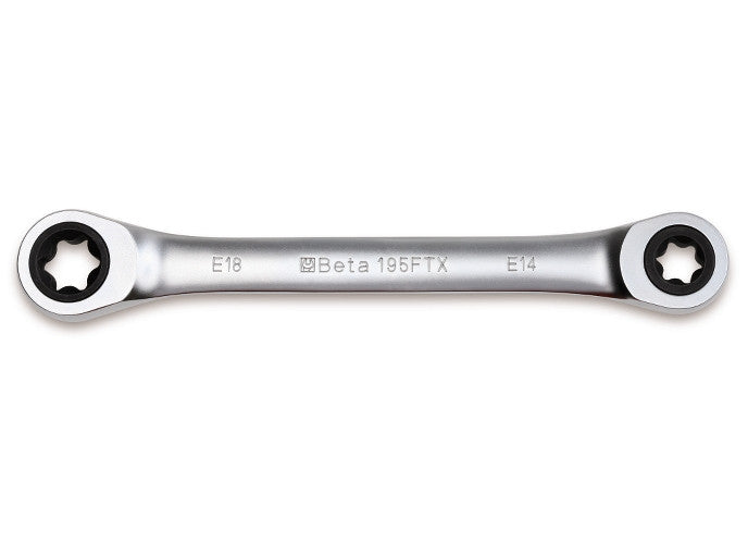 Beta Tools Model 195Ftx  E20Xe24-Ratcheting Double Wrenches