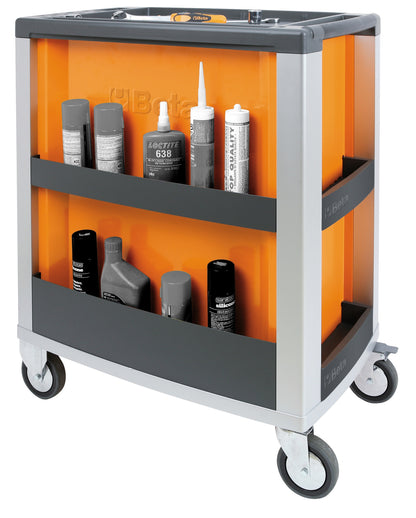 Beta Tools Model C39  O/8-Mobile Roller Cab 8 Drawers Orange