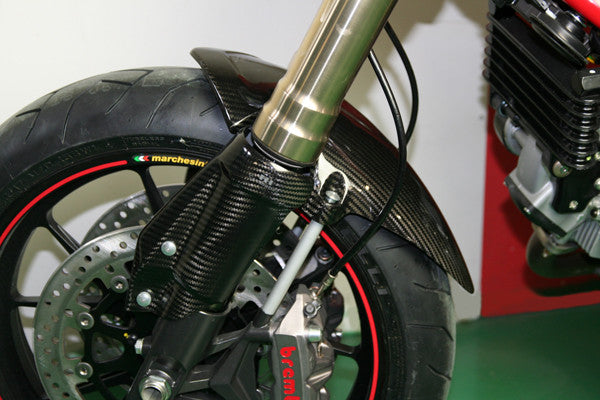 CARBONDRY - DUCATI HYPERMOTARD 1100 / 796 CARBON FIBER FRONT FORK GUARDS