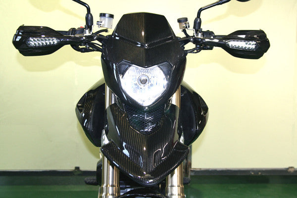 CARBONDRY - DUCATI HYPERMOTARD 1100 / 796 CARBON FIBER HEADLIGHT FAIRING