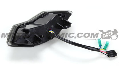 Motodynamic Sequential Integrated Taillight for Kawasaki Z1000 (10-13), Ninja 1000/Z1000SX (2011+), and Versys 650 (10-21)