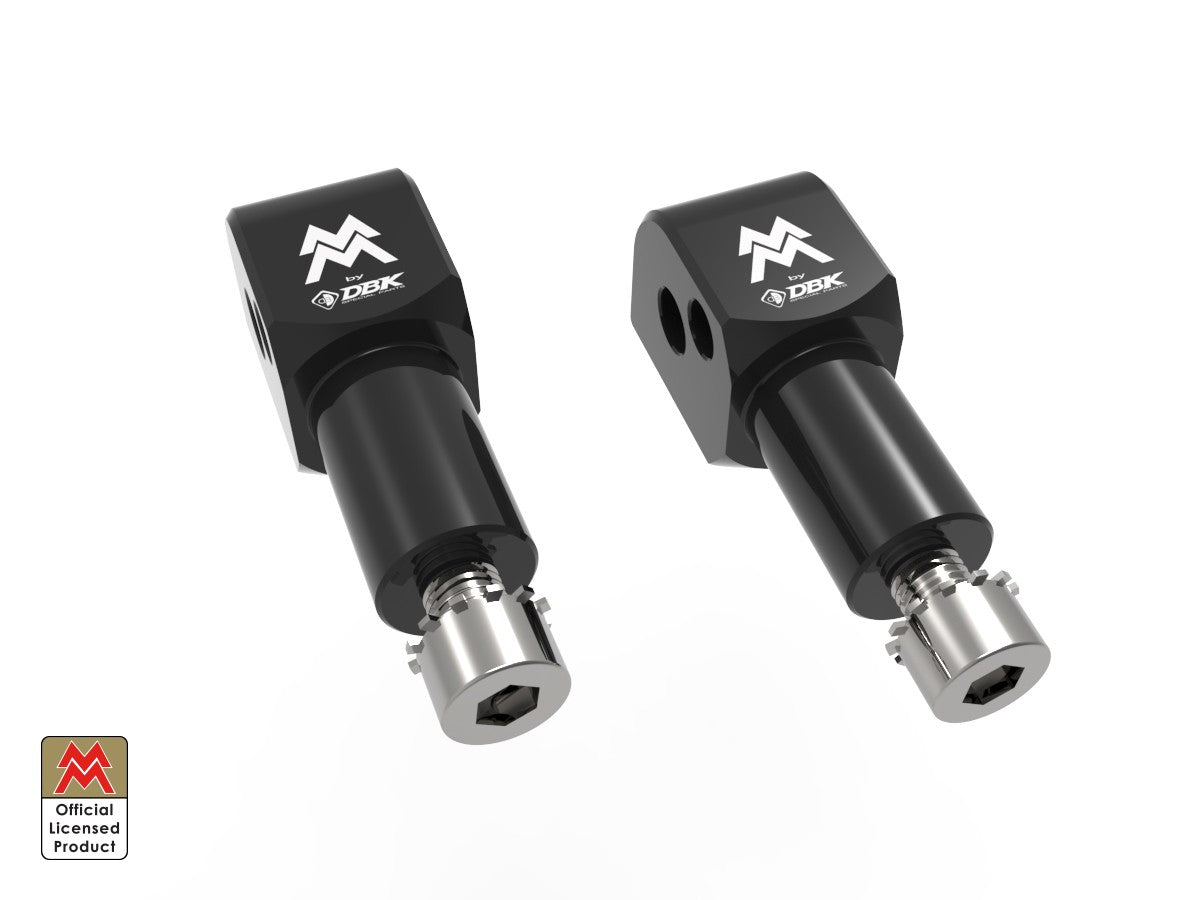 DBK Special Parts (Ducabike) Passenger Foot peg Adapters for DBK Racing and Sport Footpegs For Moto Morini