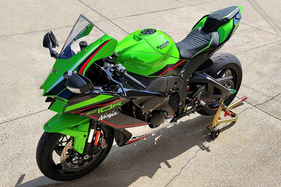 LUIMOTO (Race) Passenger Seat Cover for the KAWASAKI ZX-10R / 10RR (2021+)