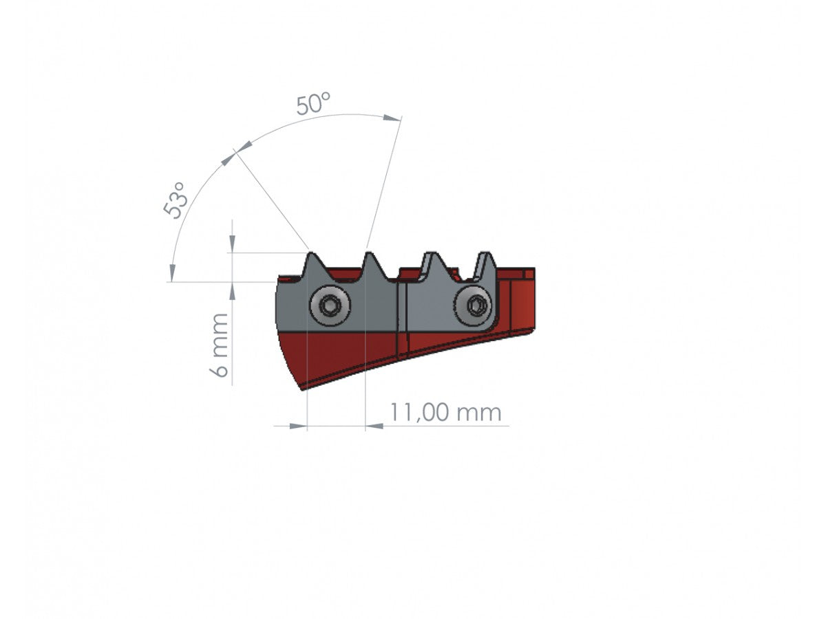 DBK Special Parts (Ducabike) PRO INSERT KIT For OFF ROAD ENDURO Footpegs