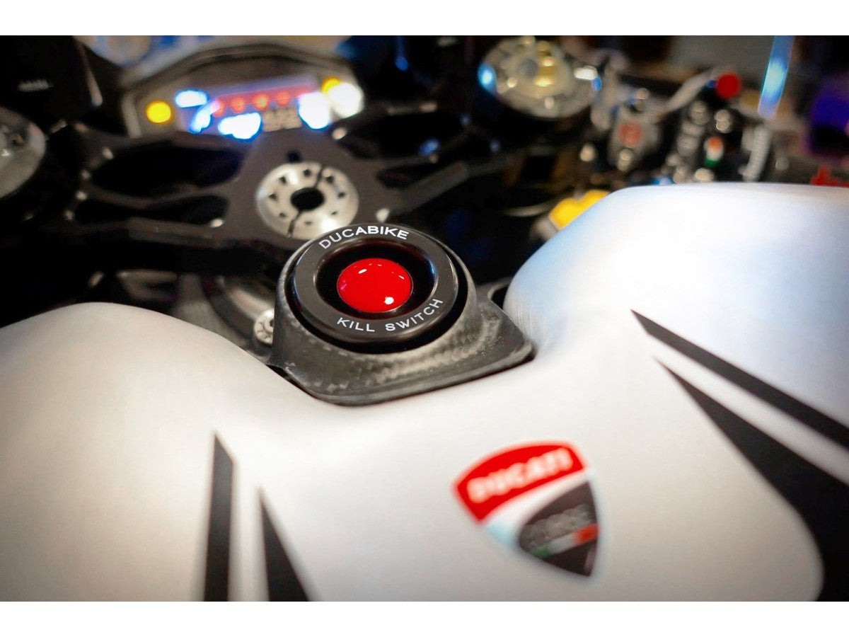 DBK Special Parts (Ducabike) Billet Key Switch Eliminator Kill Switch for the Ducati Panigale 1299 / 1199 / 959 / 899 / V2