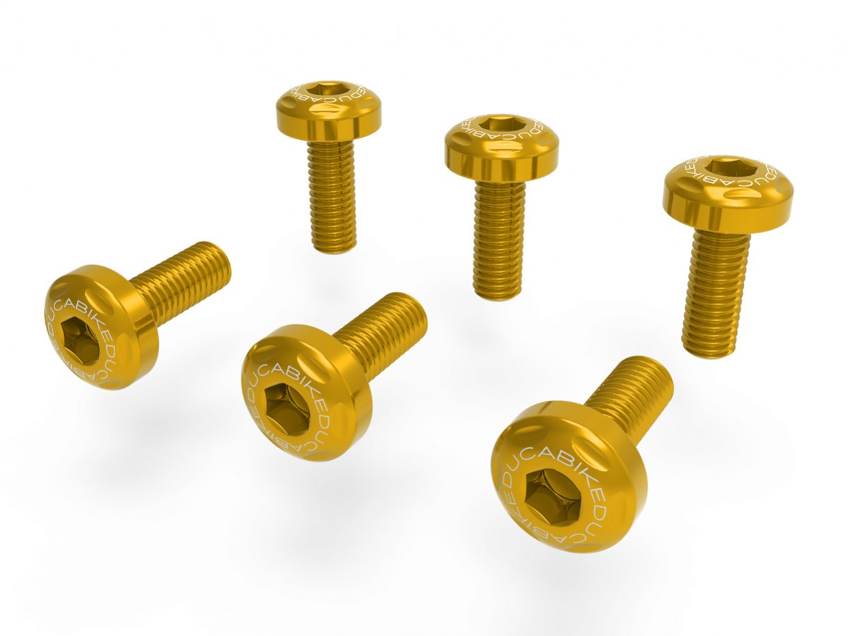 DBK Special Parts (Ducabike) Steering Stem Cover Screw Kit for the Ducati Streetfighter V2