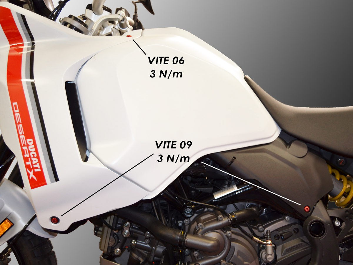 DBK Special Parts (Ducabike) Frame/Fairing Screw Kit for the Ducati DesertX