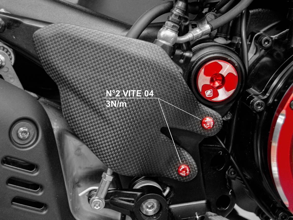 DBK Special Parts (Ducabike) Right Heel Guard Screw Kit for the Ducati Diavel V4