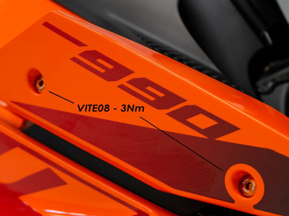 DBK Special Parts (Ducabike) Front Side Panels Screw Kit for the KTM 990 Duke