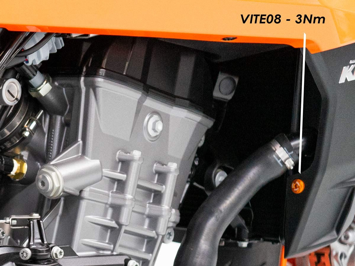 DBK Special Parts (Ducabike) Front Side Panels Screw Kit for the KTM 990 Duke