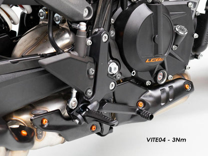 DBK Special Parts (Ducabike) OE Exhaust Cover Screw Kit for the KTM 990 Duke