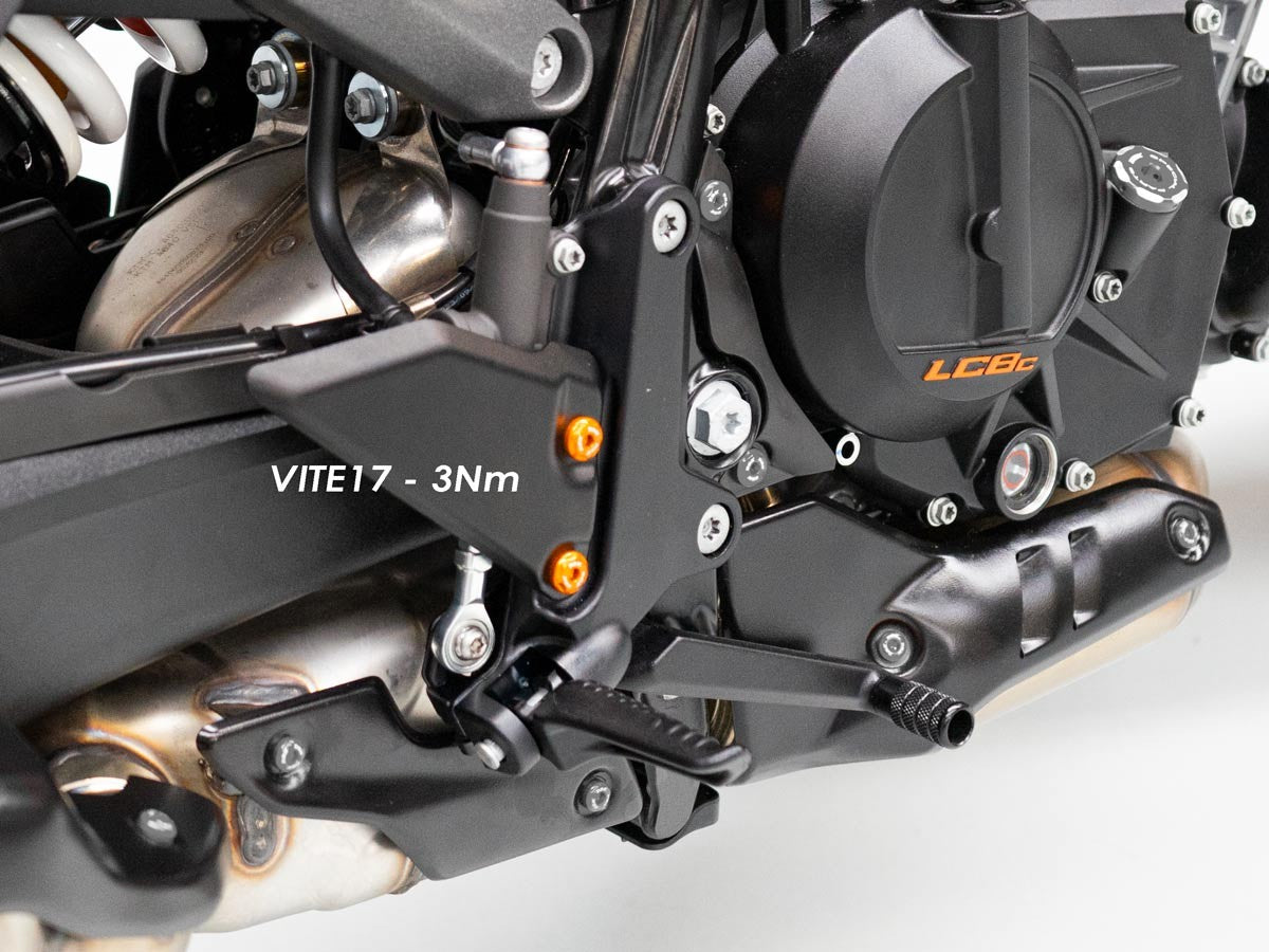 DBK Special Parts (Ducabike) Heel Guard Screw Kit for the KTM 990 Duke