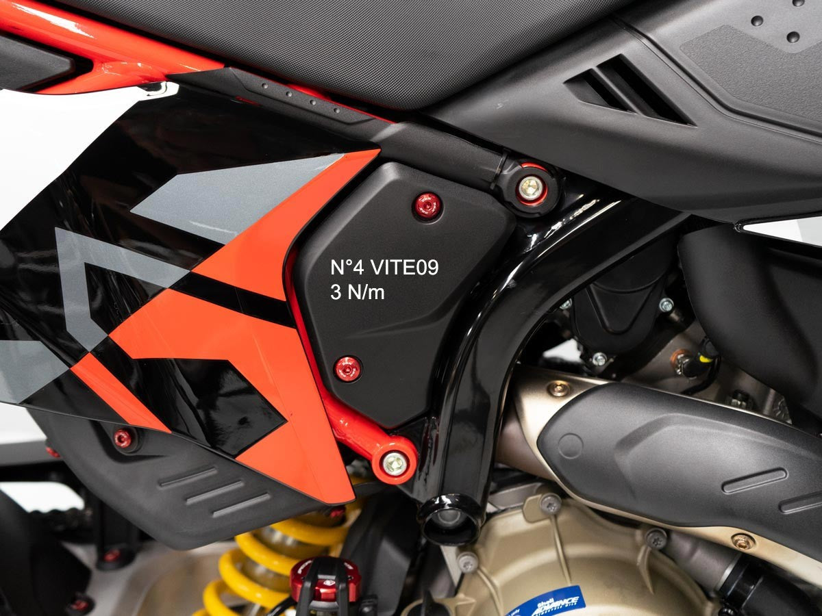 DBK Special Parts (Ducabike) Frame Panel Screw Kit for the Ducati Hypermotard 698 Mono