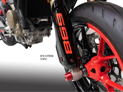 DBK Special Parts (Ducabike) Front Fork Covers Screw Kit for the Ducati Hypermotard 698 Mono