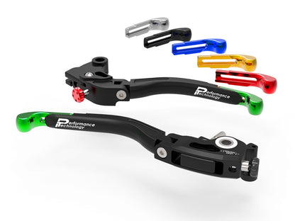 DBK Special Parts (Ducabike) EVO Folding Lever Set w/ Adj. Reach Clutch for the Kawasaki Ninja 400 / 300 / 250