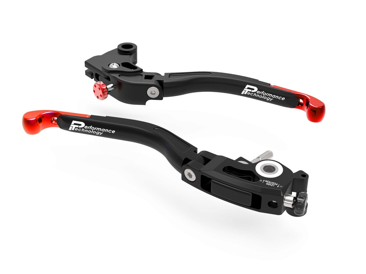 DBK Special Parts (Ducabike) EVO Folding Lever Set w/ Adj. Reach Clutch for the Yamaha YZF-R1 (up to 2014) and YZF-R6 /R6S (up to 2016)