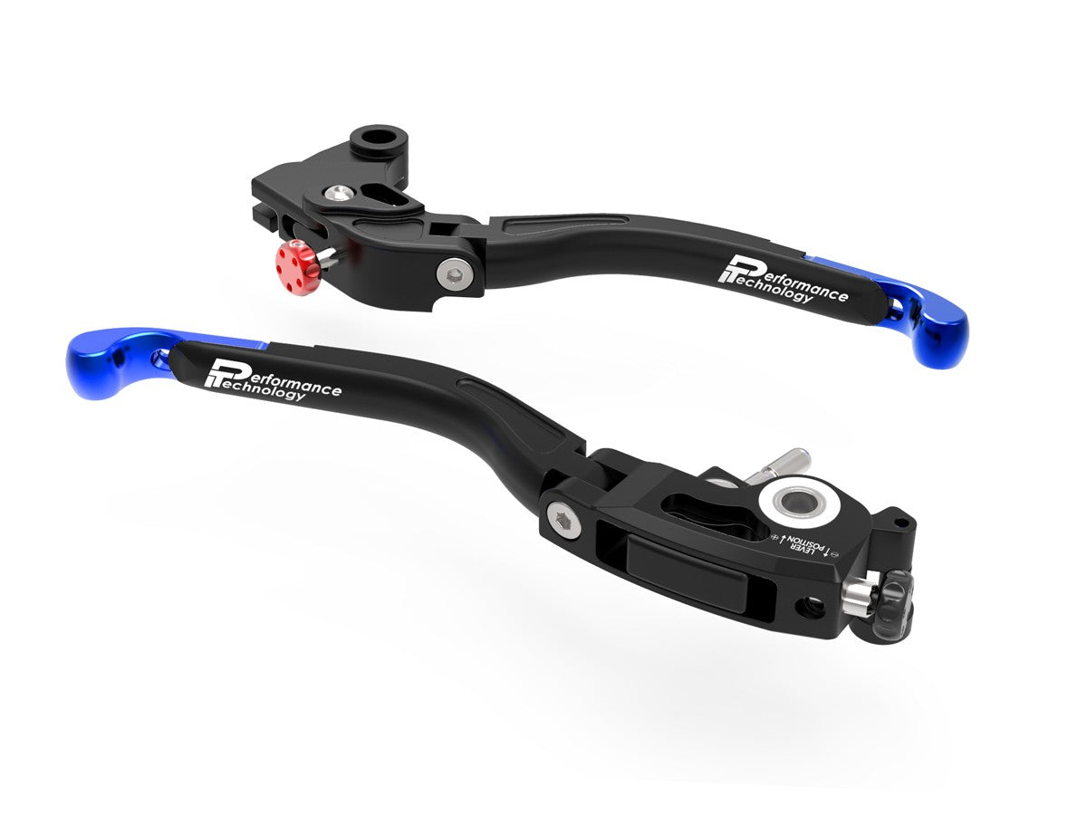 DBK Special Parts (Ducabike) EVO Folding Lever Set w/ Adj. Reach Clutch for the Kawasaki Ninja 400 / 300 / 250