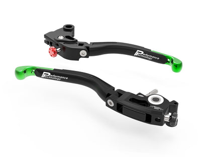 DBK Special Parts (Ducabike) EVO Folding Lever Set w/ Adj. Reach Clutch for the Kawasaki ZX-10R / ZX-10RR (16-20)