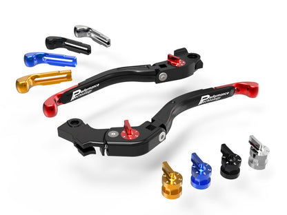 DBK Special Parts (Ducabike) Performance Technology ECO GP2 Folding Lever Set for the Ducati Monster 797 / 821, and Scrambler 2018+