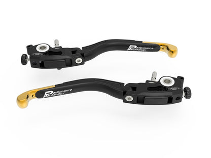 DBK Special Parts (Ducabike) Performance Technology L02 ULTIMATE Folding Lever Set for most Ducati