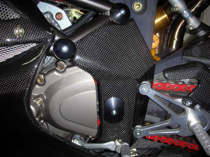 CARBONVANI - MV AGUSTA F4 CARBON FIBER FRAME GUARDS (PAIR) (>2009)