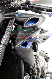 CARBONVANI - MV AGUSTA BRUTALE 800 CARBON FIBER AIR BOX COVERS / INLETS - PAIR (2017+)