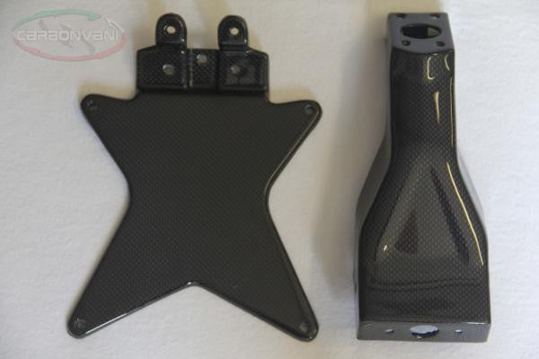 CARBONVANI - MV AGUSTA F3 CARBON FIBER LICENCE PLATE HOLDER FOR U.S.A