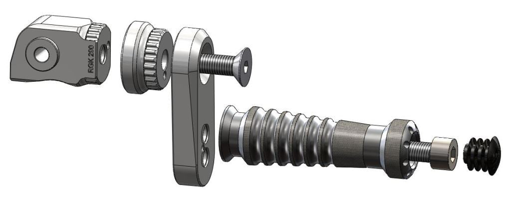 Gilles RGK2 Foldable Footrest Extensions