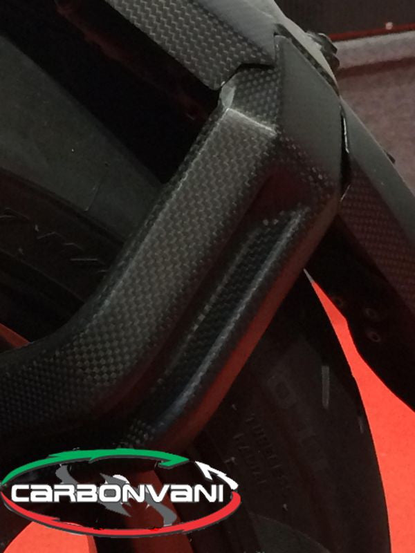 CARBONVANI - MV AGUSTA BRUTALE 675 / 800 CARBON FIBER LICENCE PLATE HOLDER WITH ARM COVER KIT