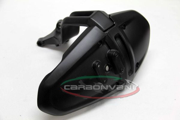 CARBONVANI - MV AGUSTA BRUTALE 675 / 800 CARBON FIBER LICENCE PLATE HOLDER WITH ARM COVER KIT