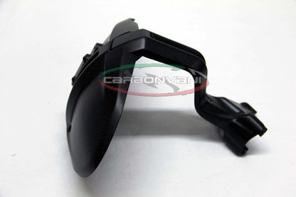 CARBONVANI - MV AGUSTA BRUTALE 675 / 800 CARBON FIBER LICENCE PLATE HOLDER WITH ARM COVER KIT FOR U.S.A