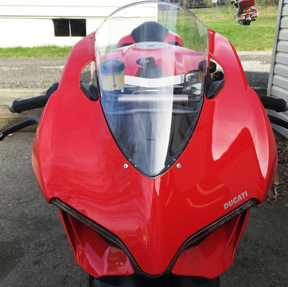 New Rage Cycles (NRC) Mirror Block Off Turn Signals for the Ducati Panigale 1199 and 899