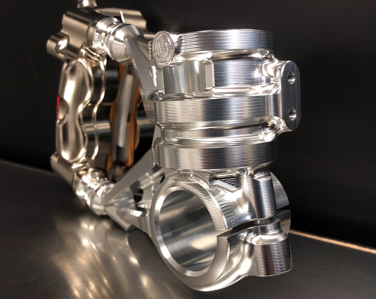 Motocorse 108mm (SBK Style) Billet Fork Lowers (Caliper mounts) for Ducati Multistrada V4 Pikes Peak / RS