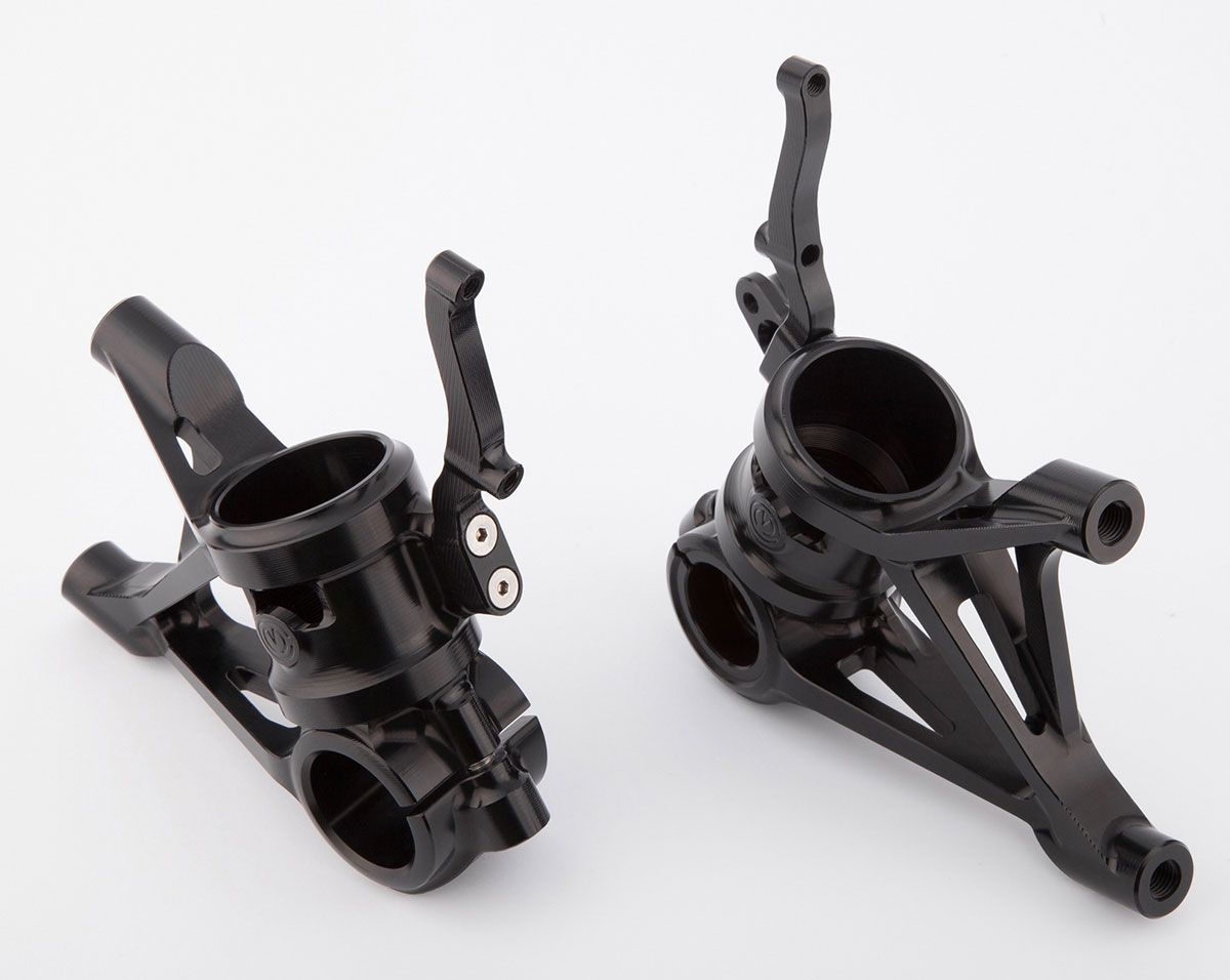 Motocorse 100mm (OE) Billet Fork Lowers (Caliper mounts) for Marzocchi Forks for MV Agusta 3 cylinder Models