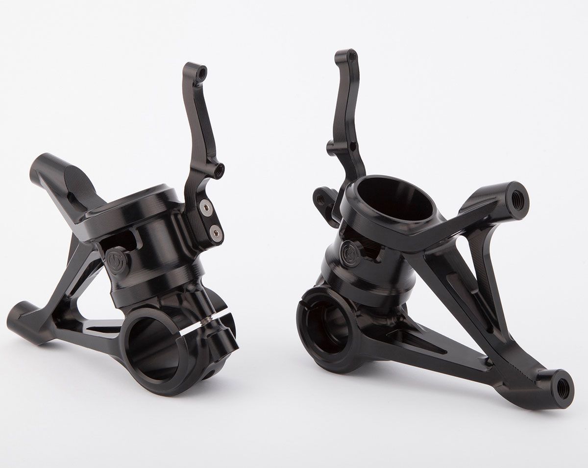 Motocorse 100mm (OE) Billet Fork Lowers (Caliper mounts) for Marzocchi Forks for MV Agusta 3 cylinder Models