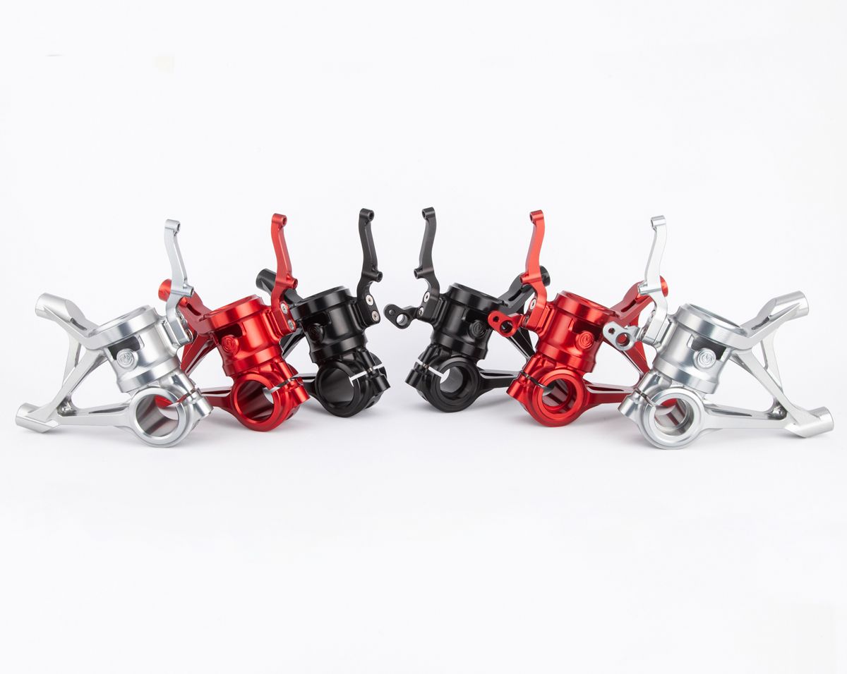 Motocorse 100mm (OE) Billet Fork Lowers (Caliper mounts) for Marzocchi Forks for MV Agusta 3 cylinder Models