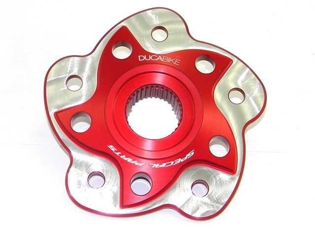 DBK Special Parts (Ducabike) Contrast Cut 5 Hole Rear Sprocket Hub Flange Carrier for the Ducati 848 and Streetfighter 848