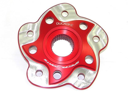 DBK Special Parts (Ducabike) Contrast Cut 5 Hole Rear Sprocket Hub Flange Carrier for the Ducati 848 and Streetfighter 848
