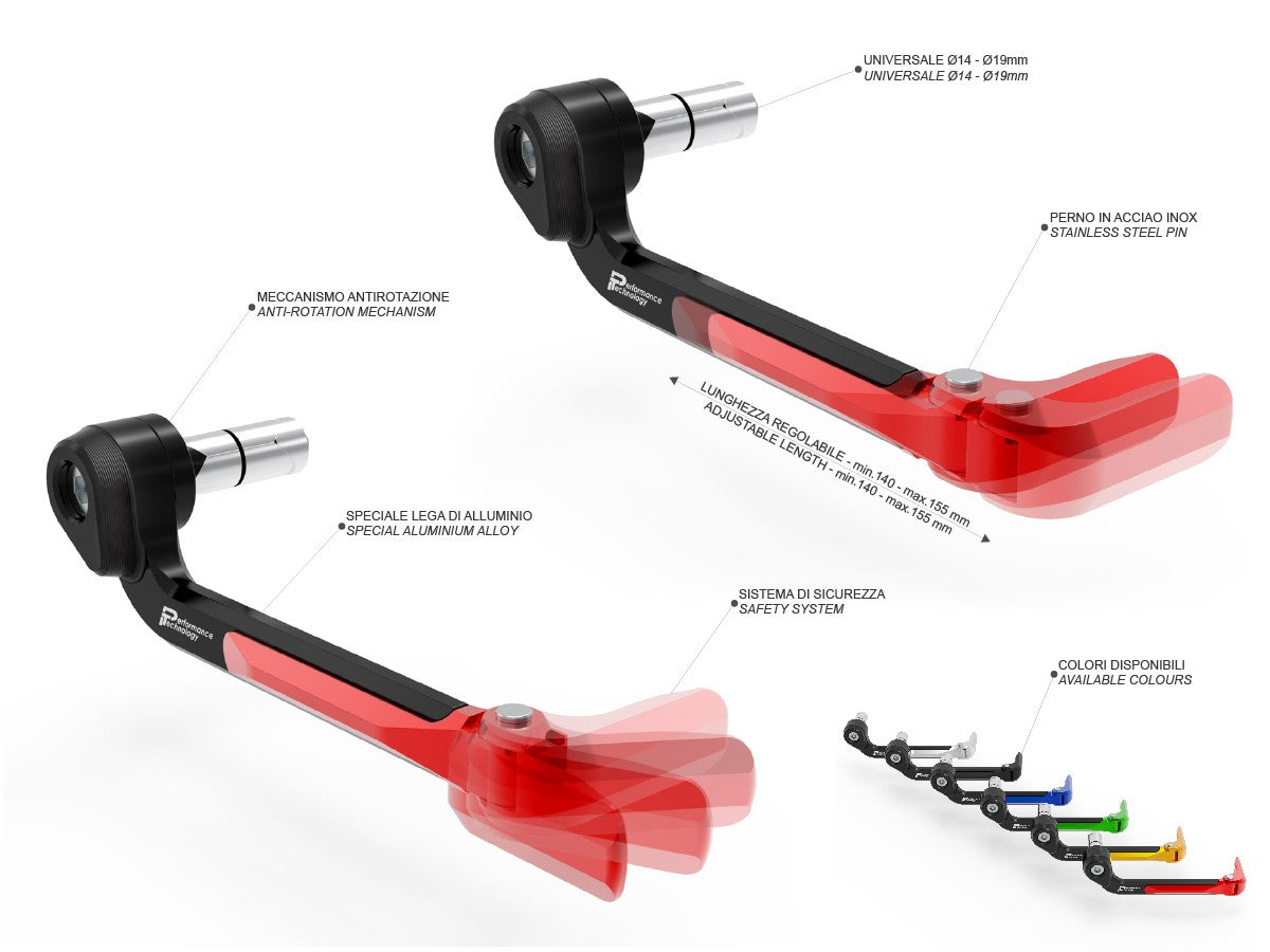 DBK Special Parts (Ducabike) Performance Technology Billet Brake Lever Guard - Universal fit