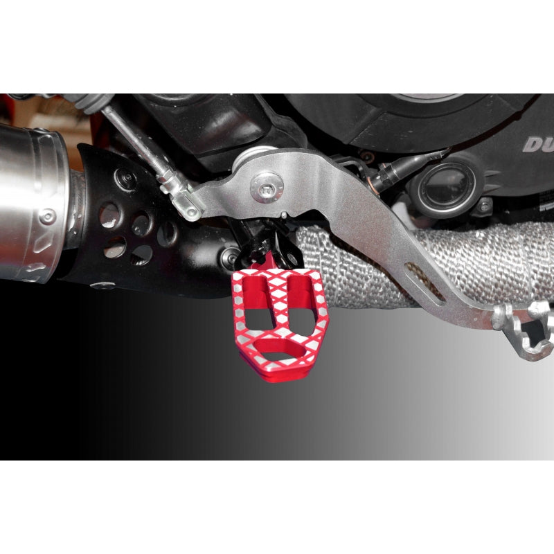 DBK Special Parts (Ducabike) "ADVENTURE" Passenger Footpegs for Ducati