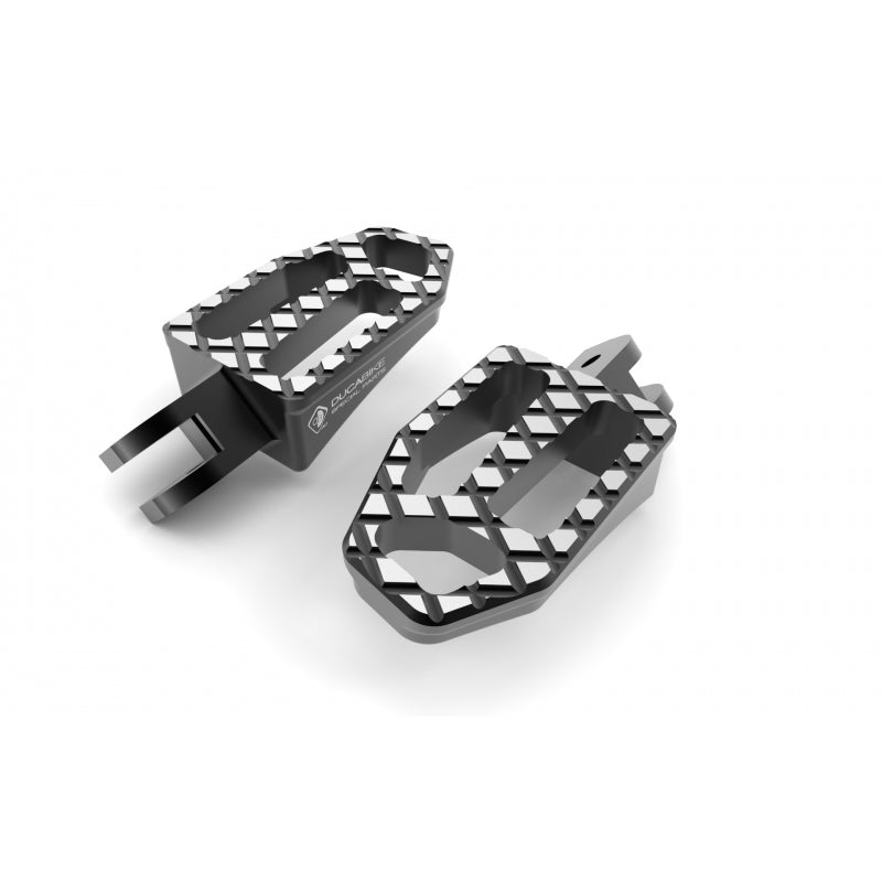 DBK Special Parts (Ducabike) "ADVENTURE" Rider/Passenger Footpegs for Ducati