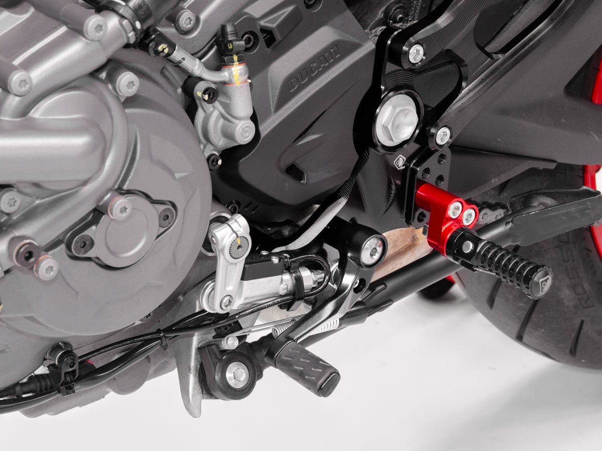 DBK Special Parts (Ducabike) Adjustable Modular Rearsets for the Ducati Monster 937