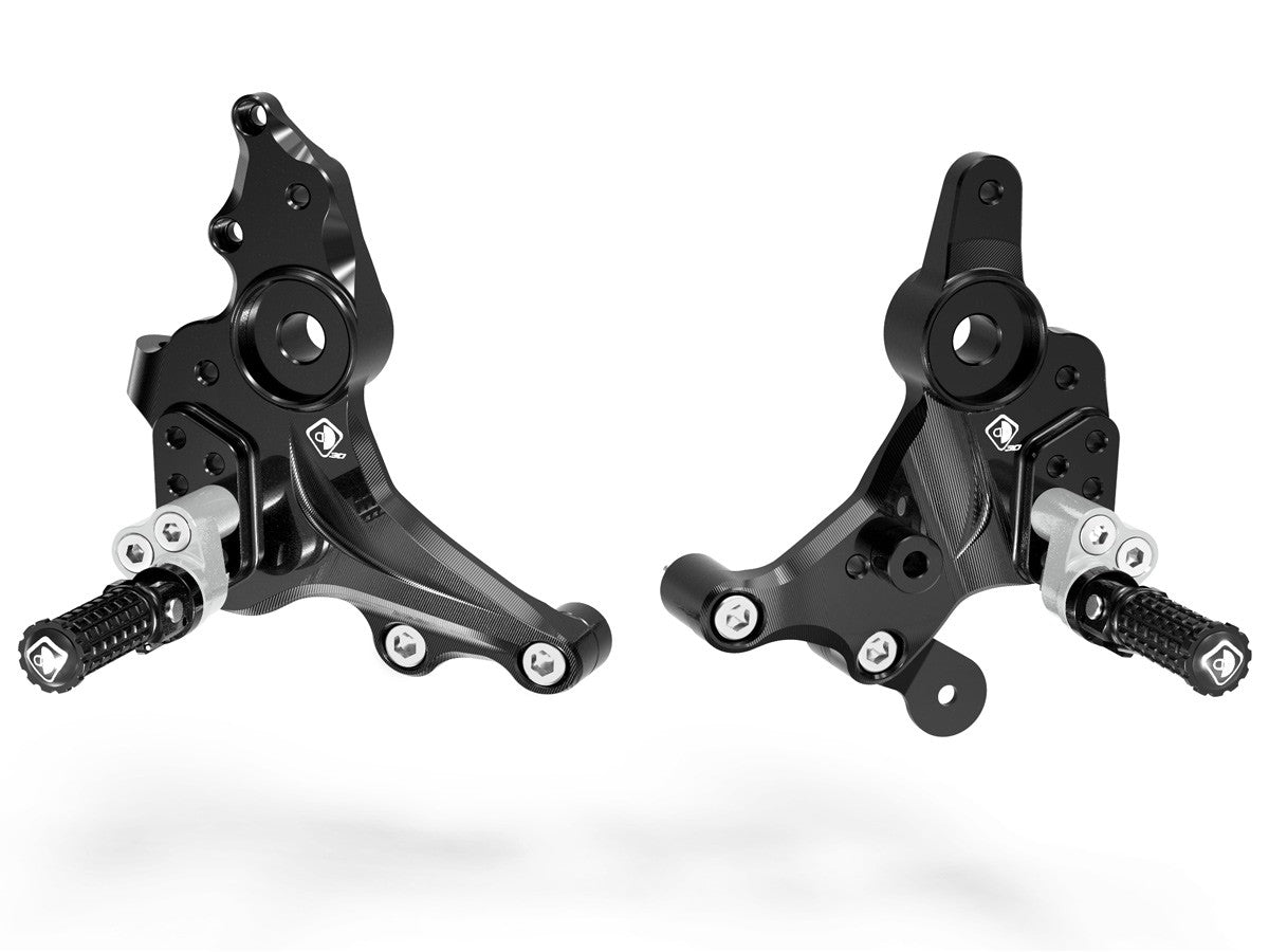 DBK Special Parts (Ducabike) Adjustable Modular Rearsets for the Ducati Monster 937