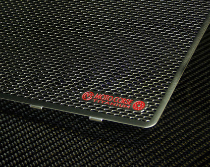 Motocorse Titanium Radiator and Oil Cooler Guards for the Ducati 1198/1098/848