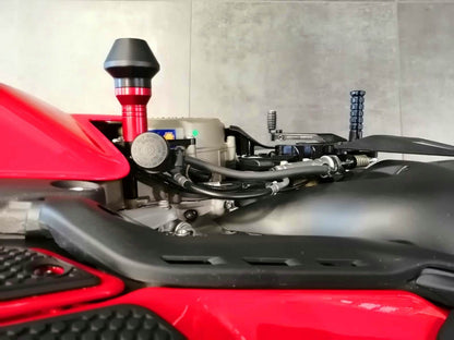 DBK Special Parts (Ducabike) Billet Frame Slider Kit for Ducati Panigale V4 / S (2022+) - Round Slider