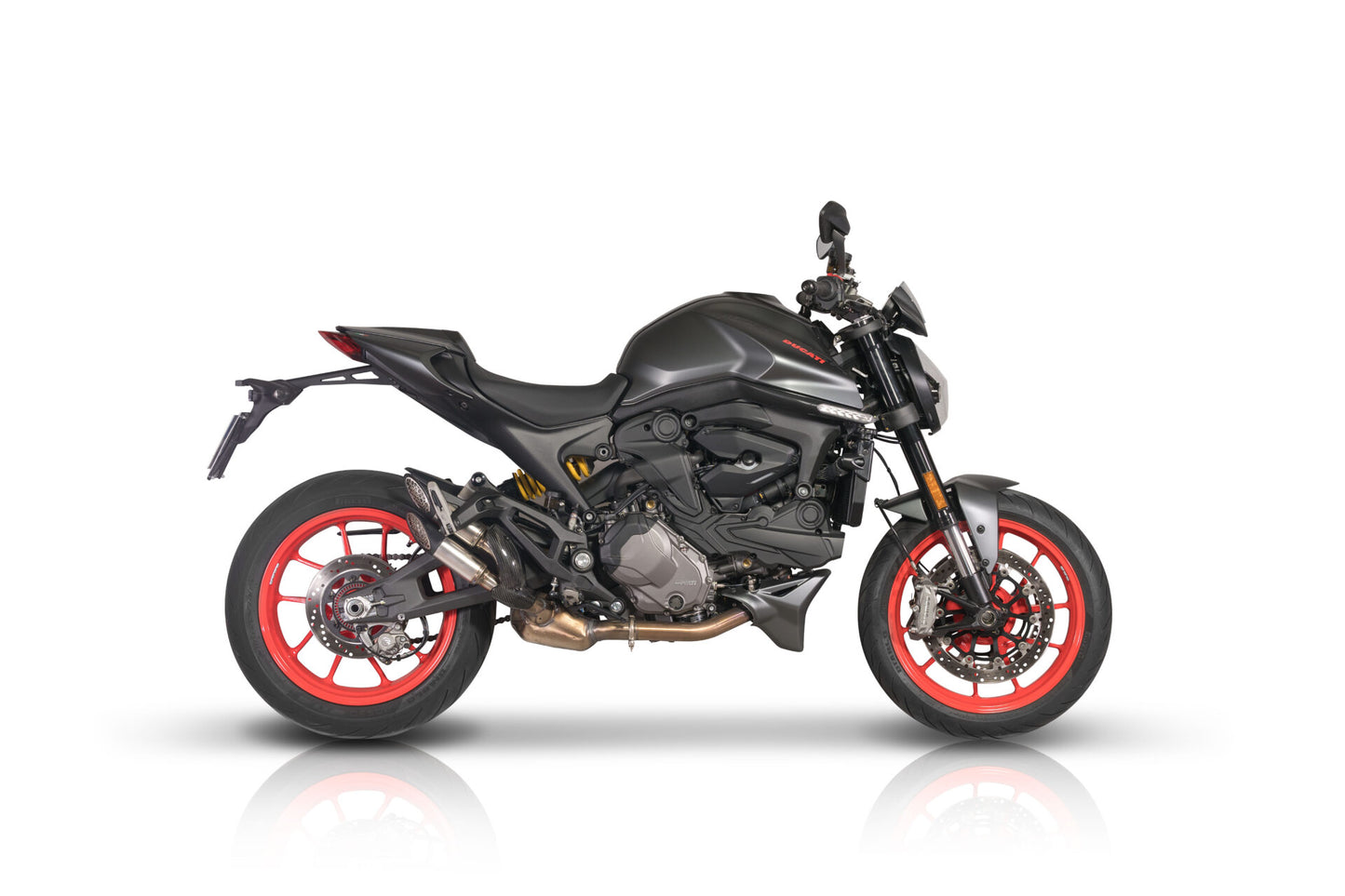 QD Exhaust Power Gun Slip-on system for the Ducati Monster / + (937) 2021+